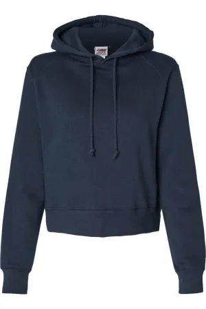 Badger Womens Crop Hooded Sweatshirt