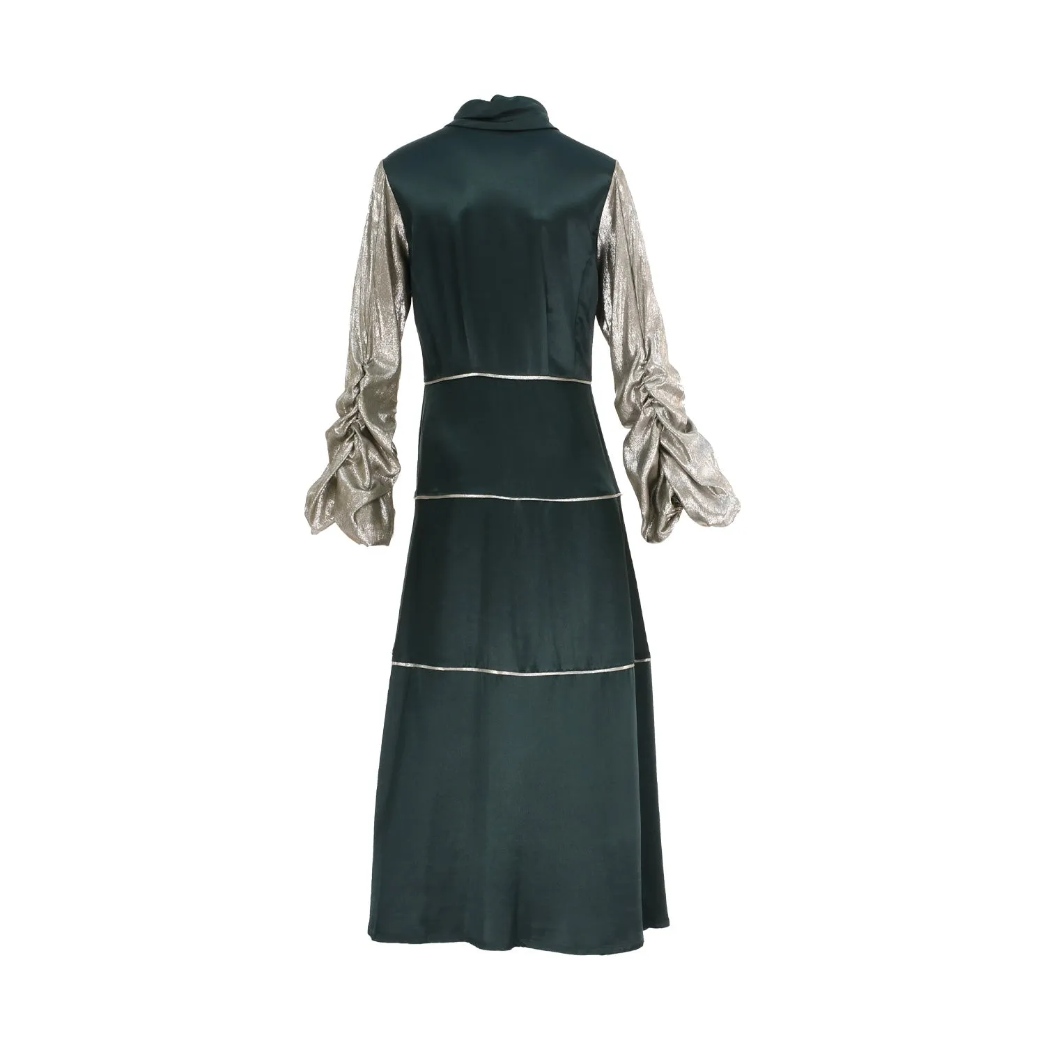 Baruni Women's Green Long Dress