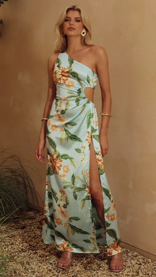 Barzilio Dress - Maiori Blue Billy J