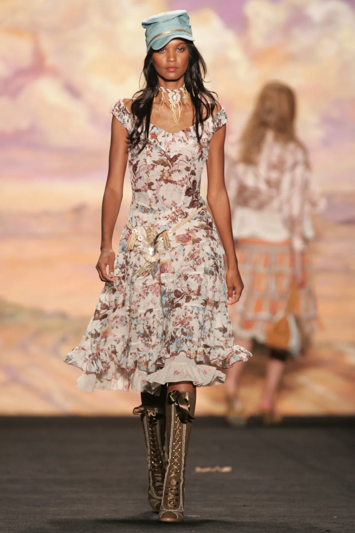Batik Cotton Dress Annasui