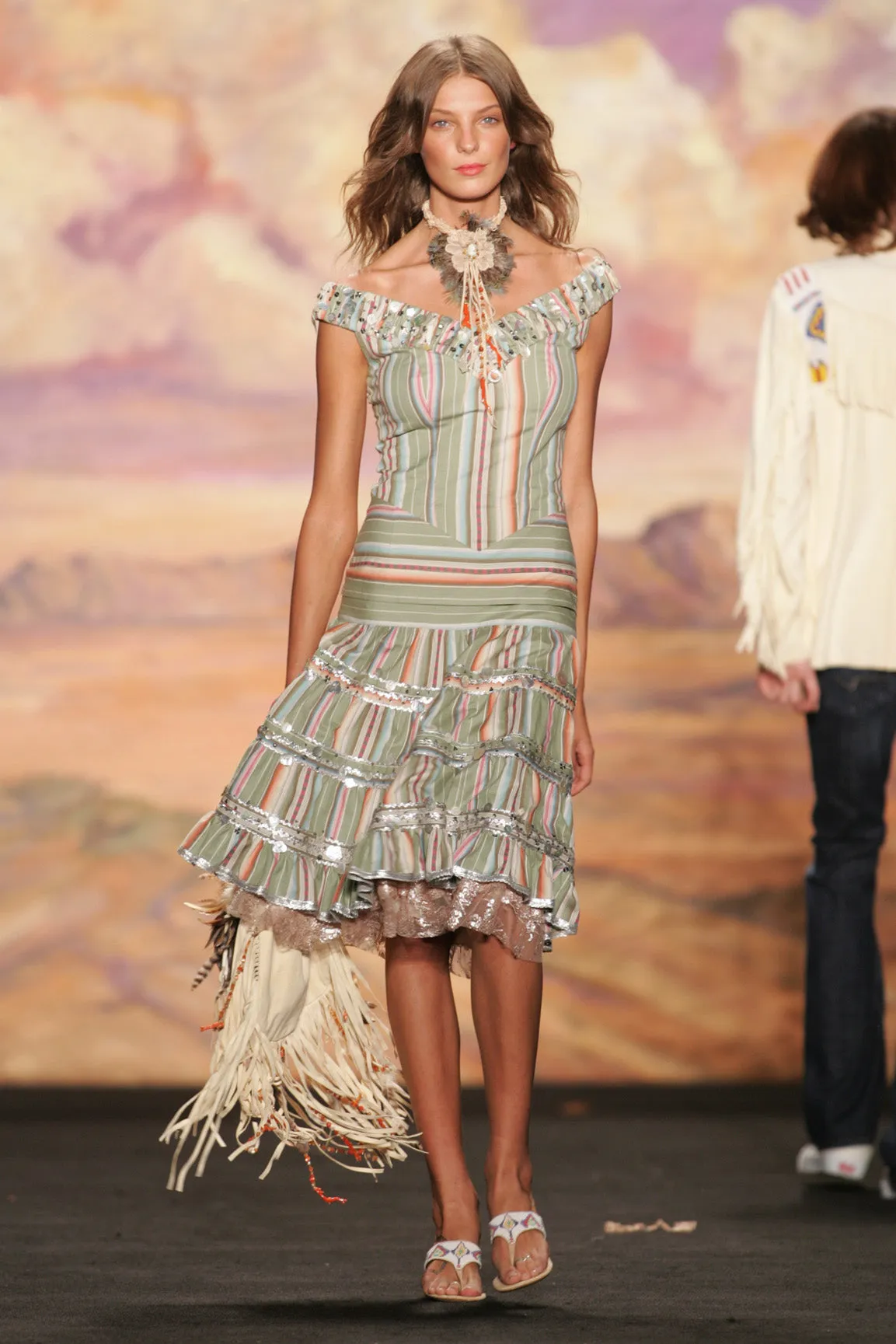 Batik Cotton Dress Annasui