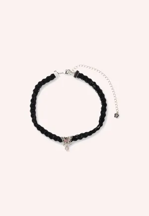 Beaded Butterfly Choker Annasui