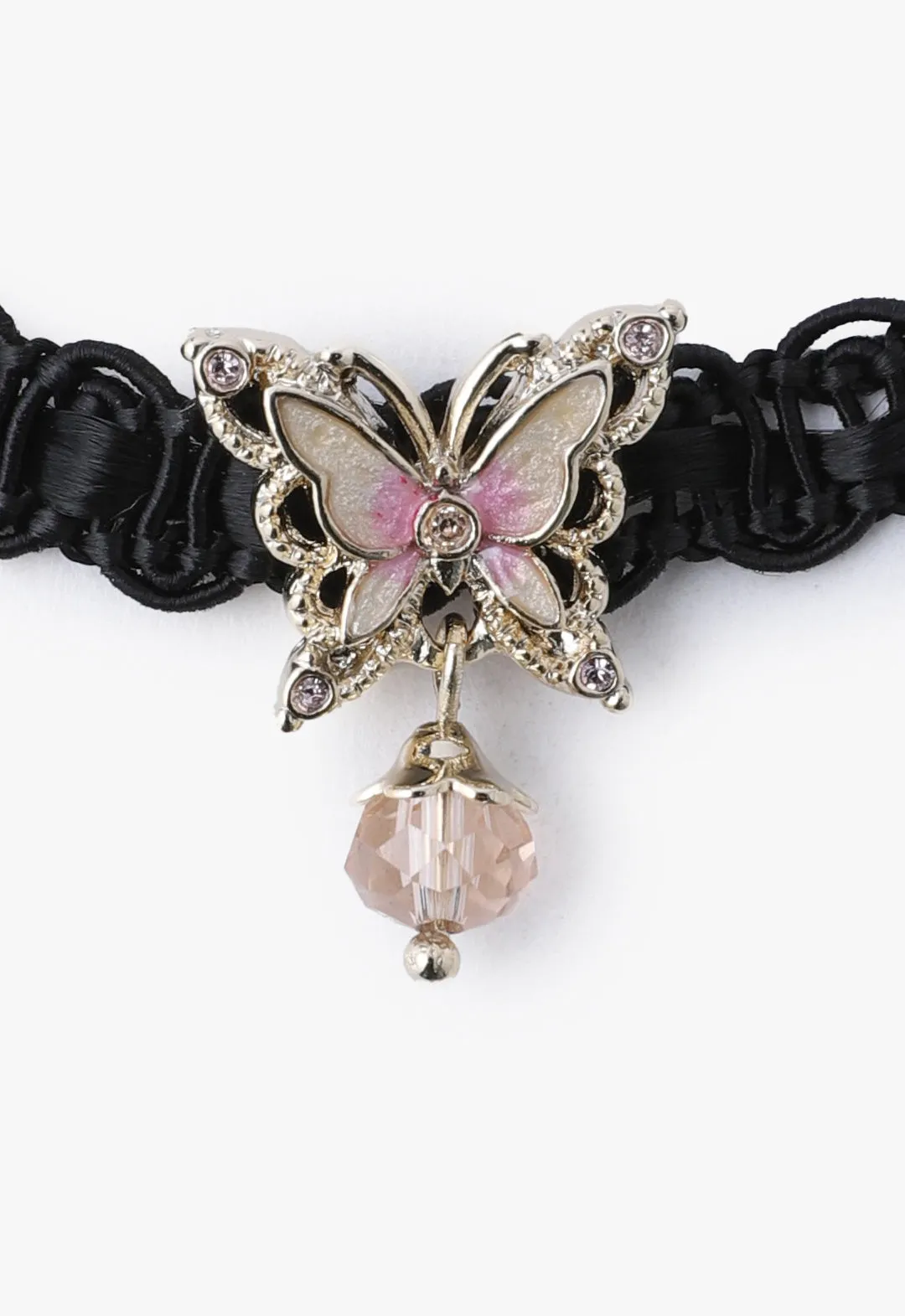 Beaded Butterfly Choker Annasui