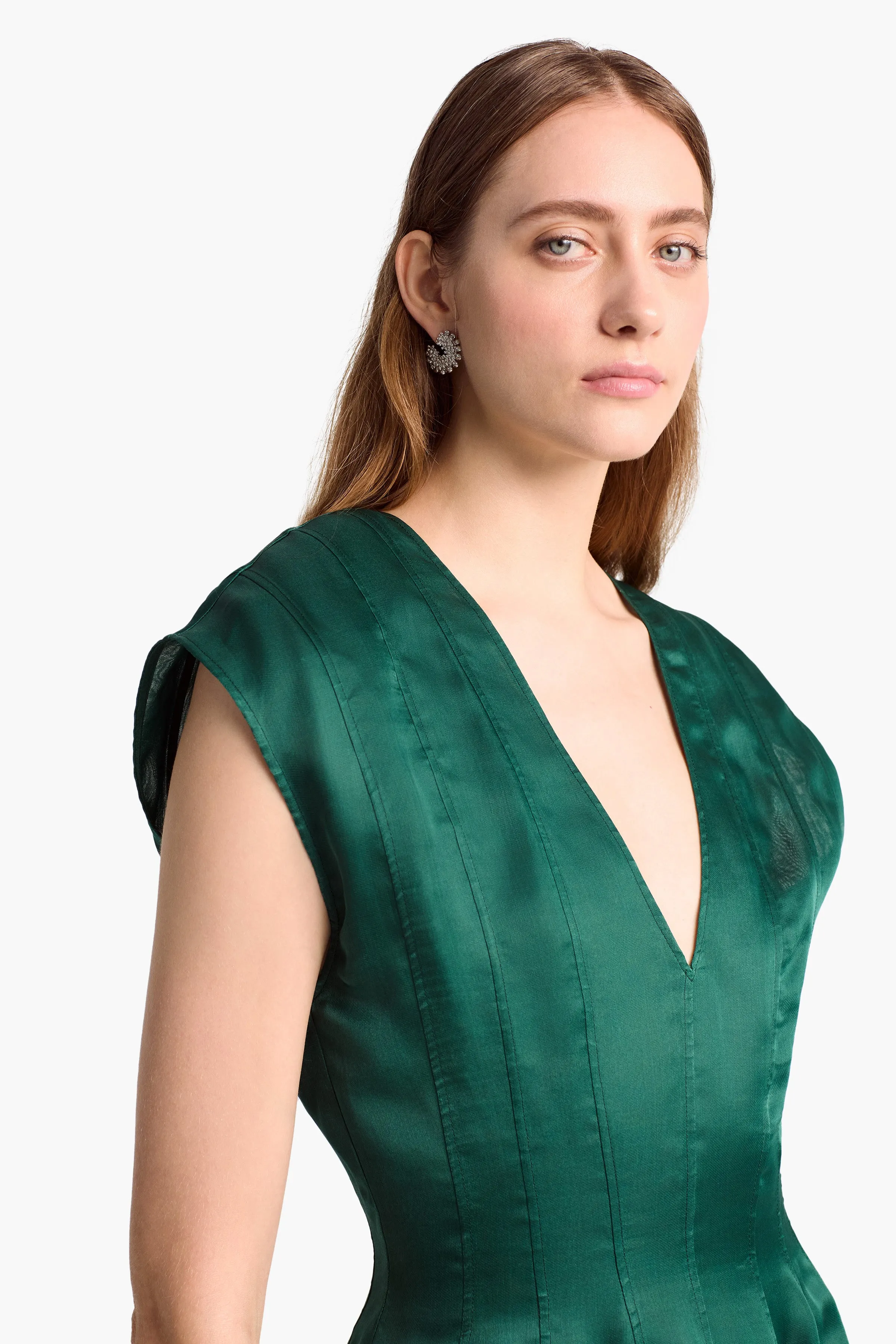 Beaded Huggie Earring Altuzarra
