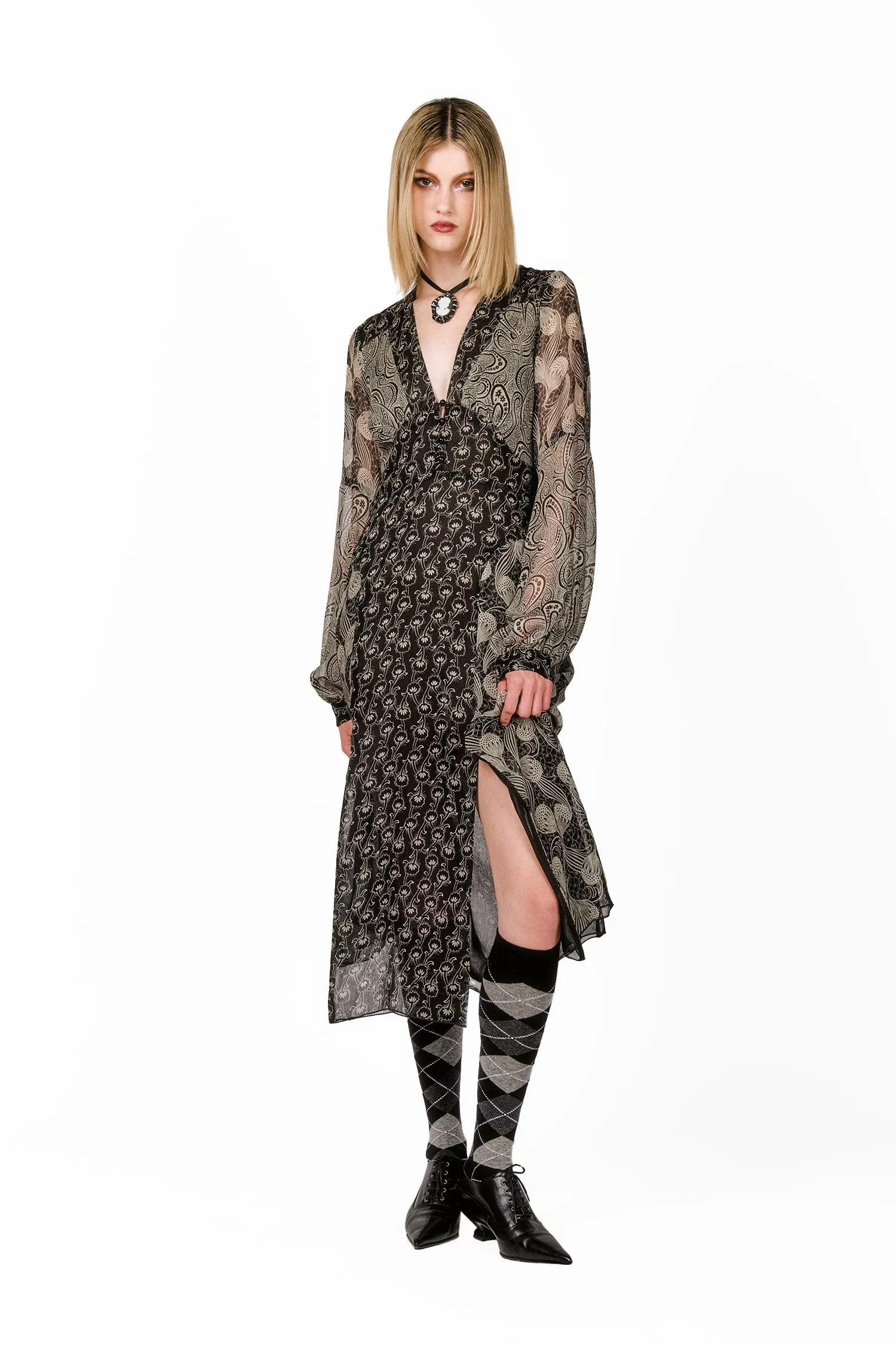 Beardsley Combo Dress Annasui