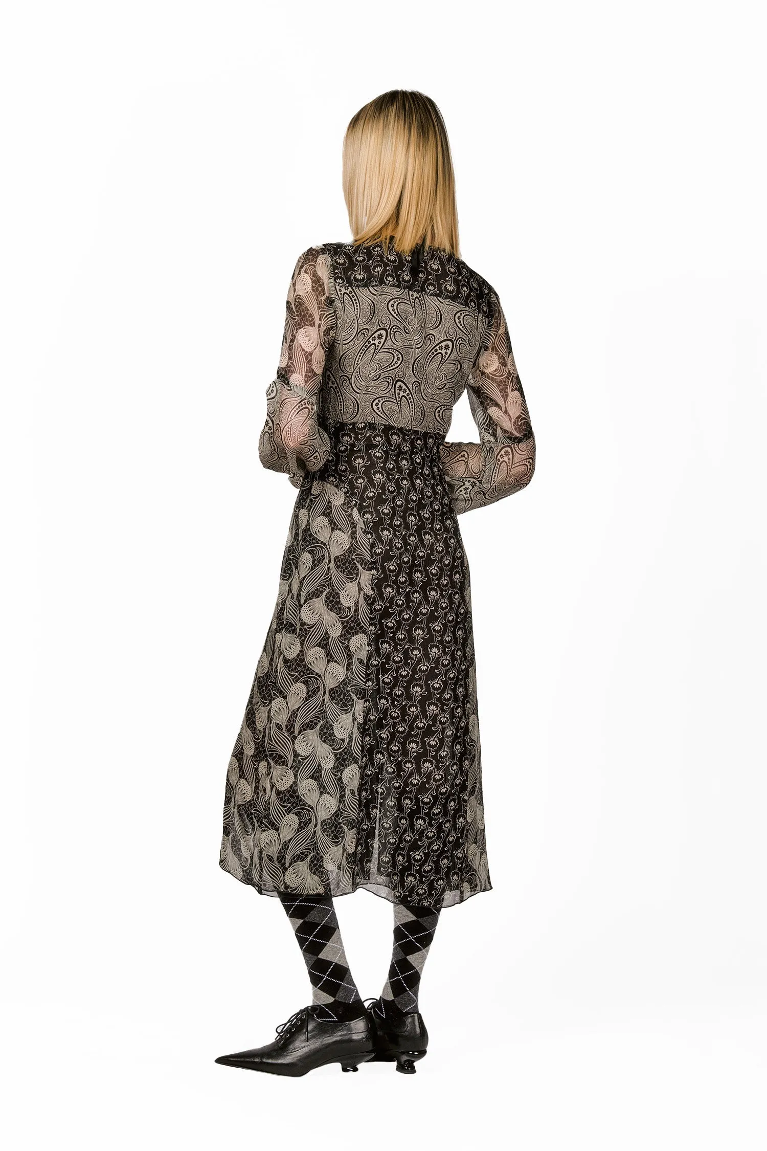 Beardsley Combo Dress Annasui