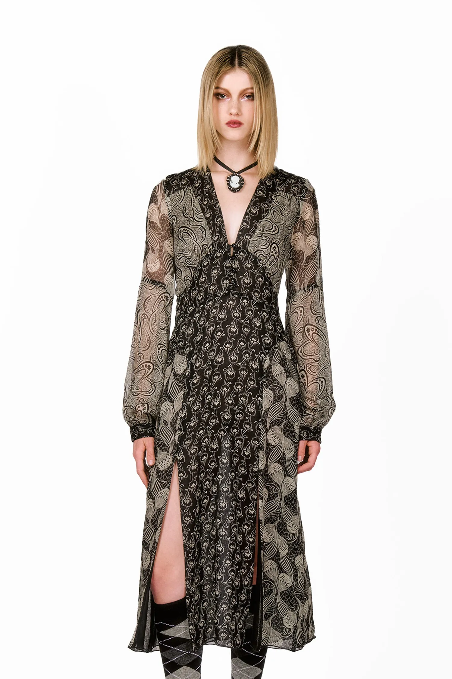 Beardsley Combo Dress Annasui