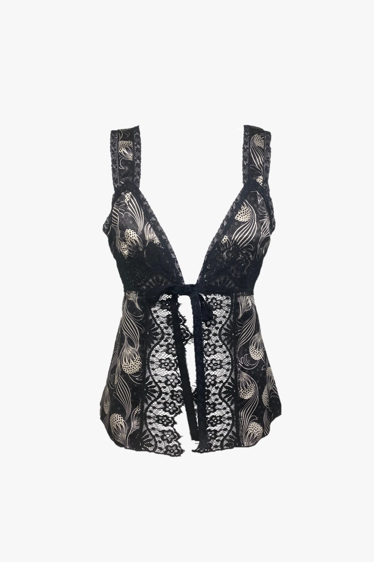 Beardsley Satin Lace Trimmed Camisole Annasui