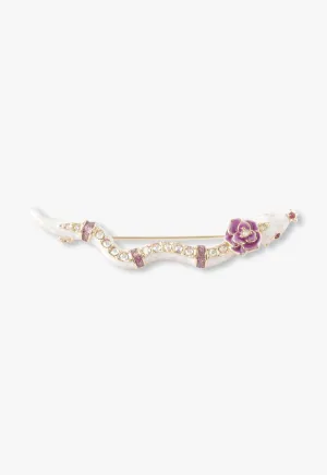 Bejeweled Snake Brooch Annasui