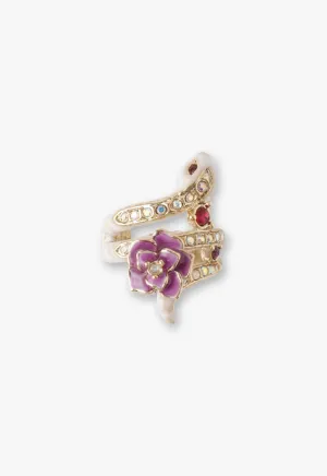 Bejeweled Snake Ear Cuff Annasui