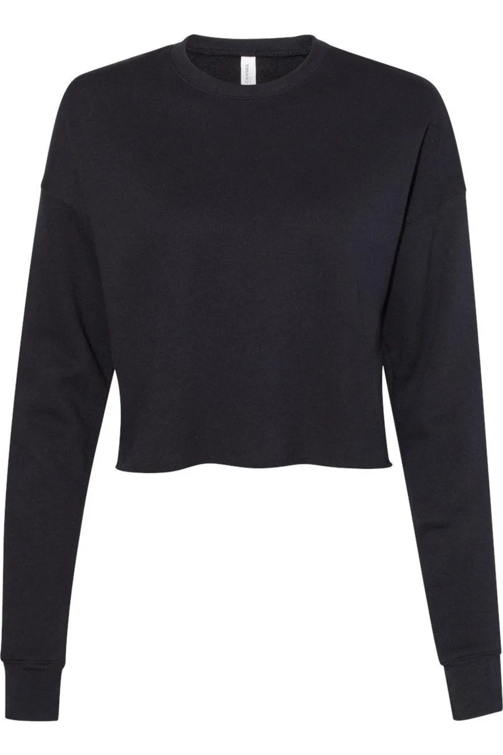 BELLA   CANVAS Womens Crop Crew Fleece