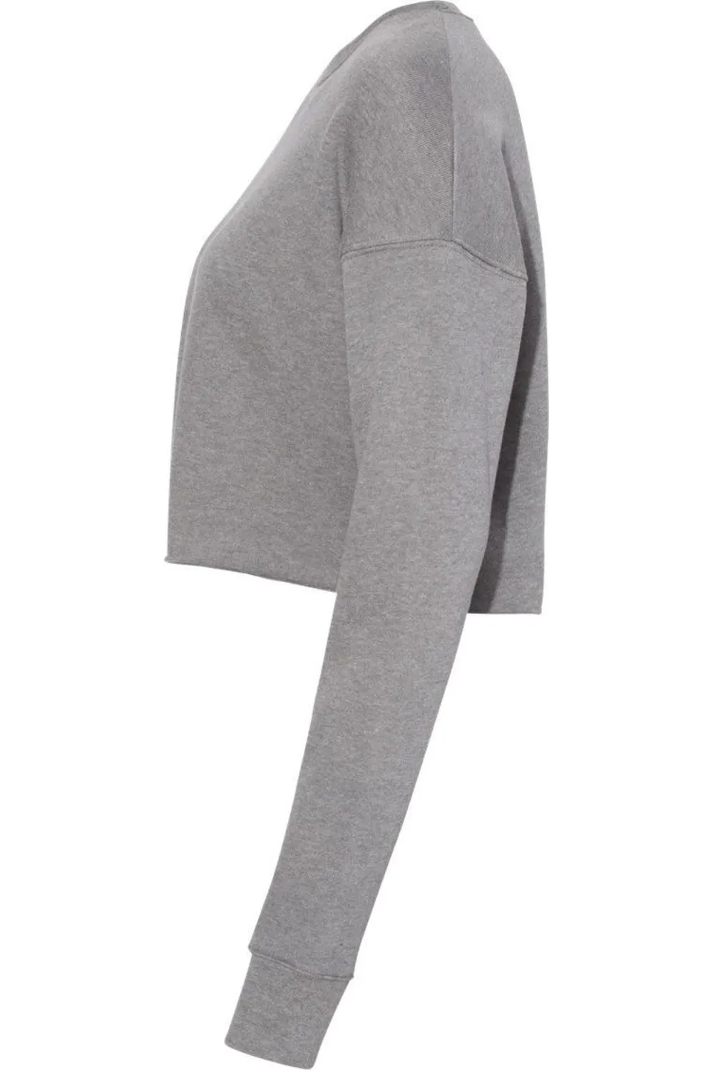 BELLA   CANVAS Womens Crop Crew Fleece
