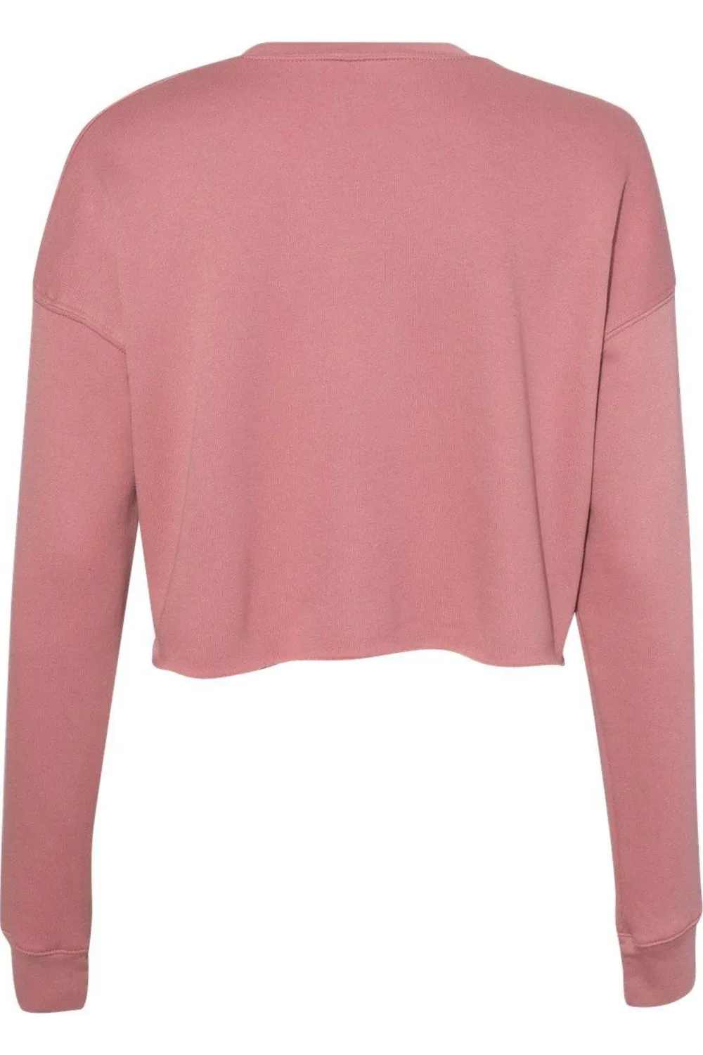 BELLA   CANVAS Womens Crop Crew Fleece
