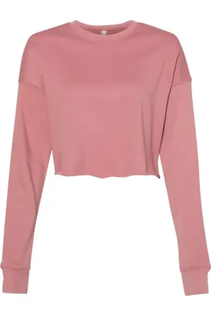 BELLA   CANVAS Womens Crop Crew Fleece