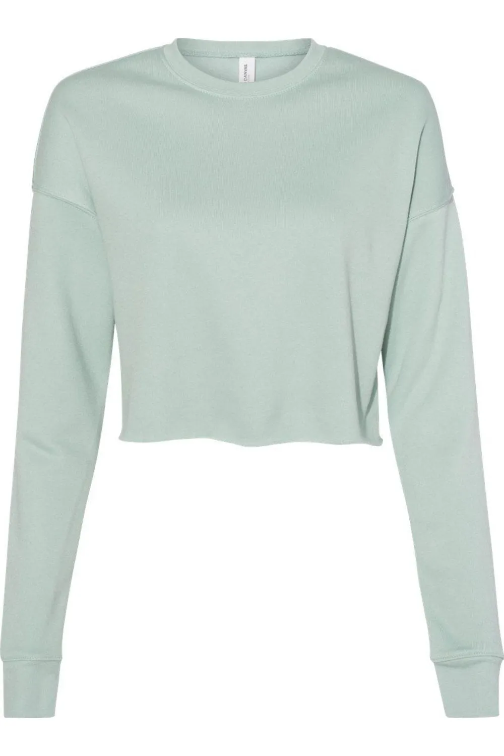 BELLA   CANVAS Womens Crop Crew Fleece