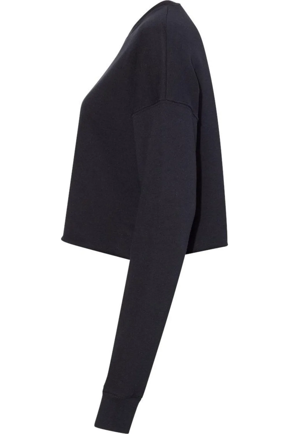 BELLA   CANVAS Womens Crop Crew Fleece