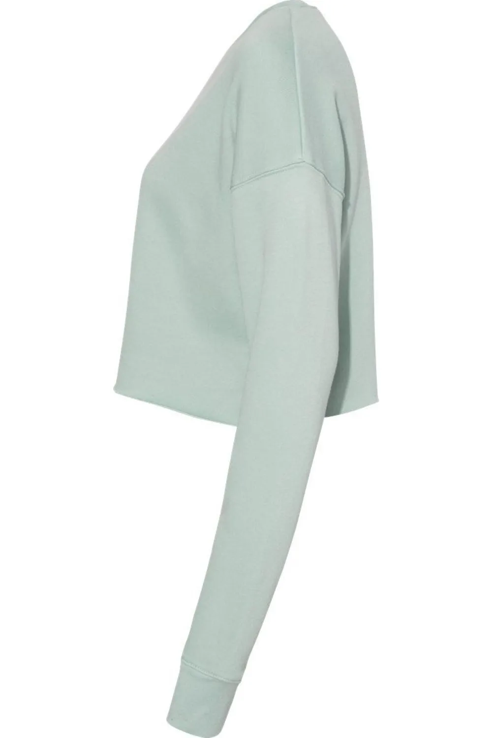 BELLA   CANVAS Womens Crop Crew Fleece