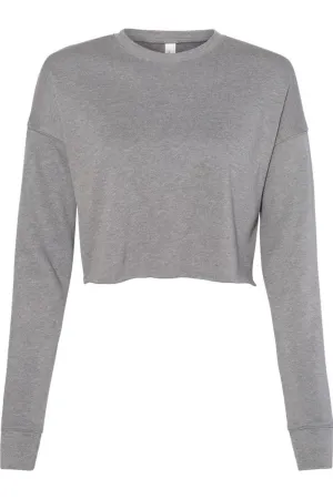 BELLA   CANVAS Womens Crop Crew Fleece