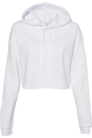 BELLA   CANVAS Womens Crop Fleece Hoodie