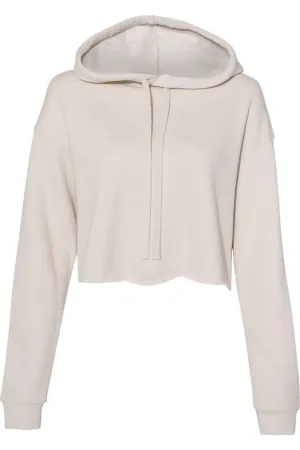 BELLA   CANVAS Womens Crop Fleece Hoodie
