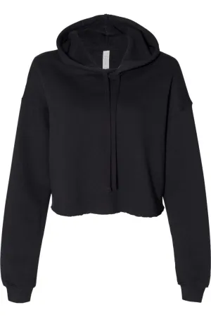 BELLA   CANVAS Womens Crop Fleece Hoodie