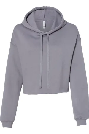 BELLA   CANVAS Womens Crop Fleece Hoodie