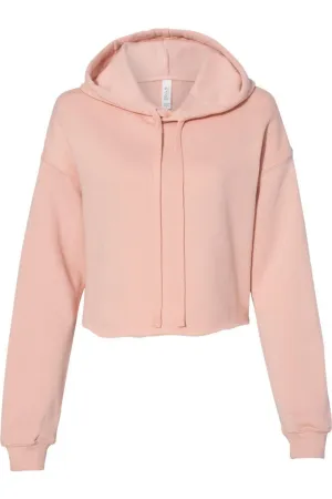 BELLA   CANVAS Womens Crop Fleece Hoodie