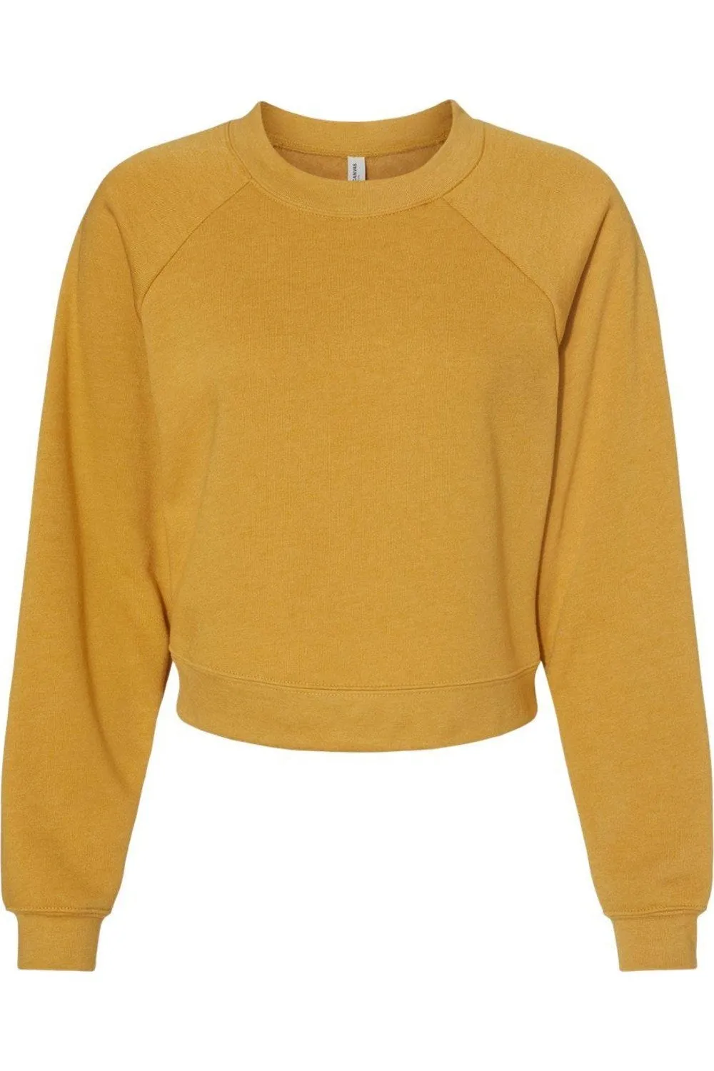 BELLA   CANVAS Womens Raglan Pullover Fleece