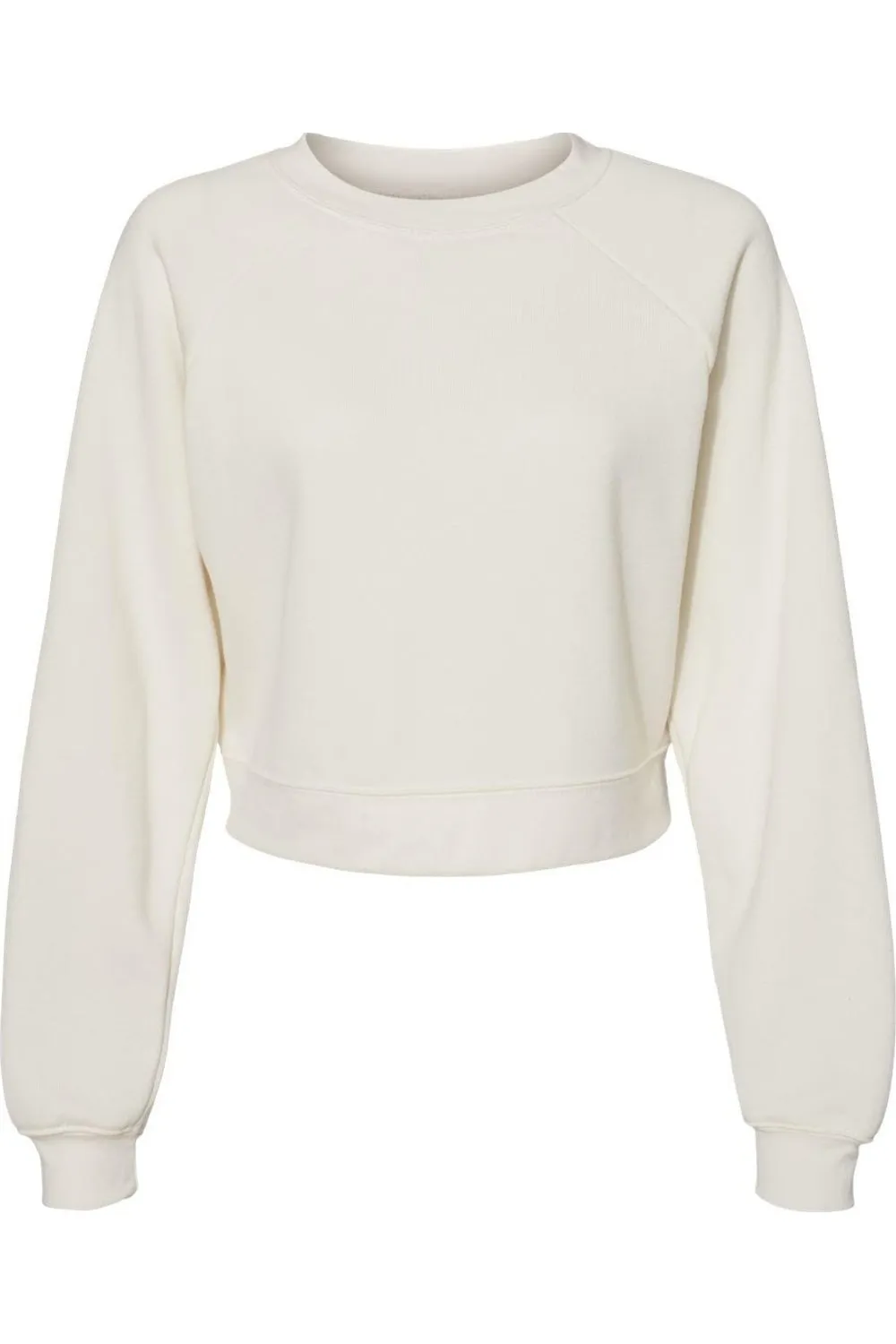 BELLA   CANVAS Womens Raglan Pullover Fleece