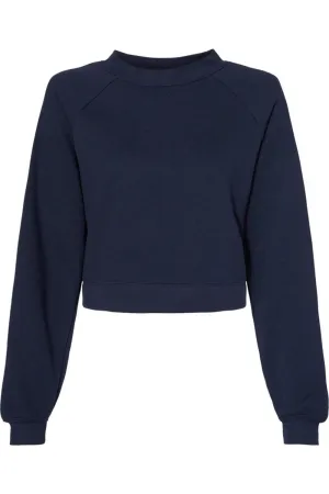 BELLA   CANVAS Womens Raglan Pullover Fleece