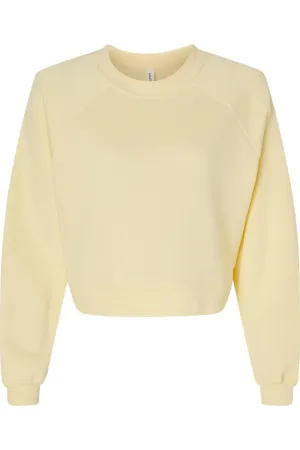 BELLA   CANVAS Womens Raglan Pullover Fleece