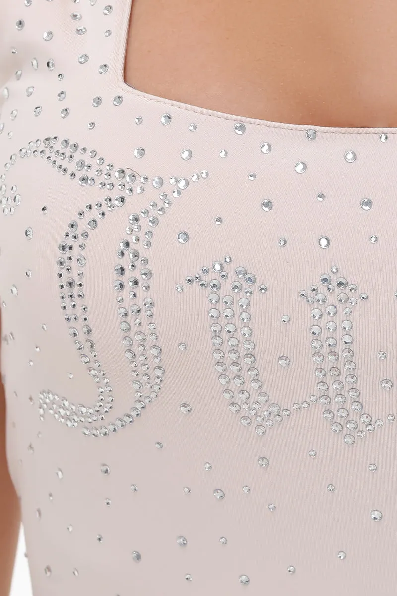 Big Bling Scoop Neck Tank Bodysuit by Juicy Couture