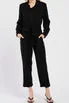 Black Frenzia Utility Jumpsuit