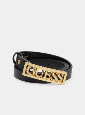 Black Mildred Adjustable Belt Guess