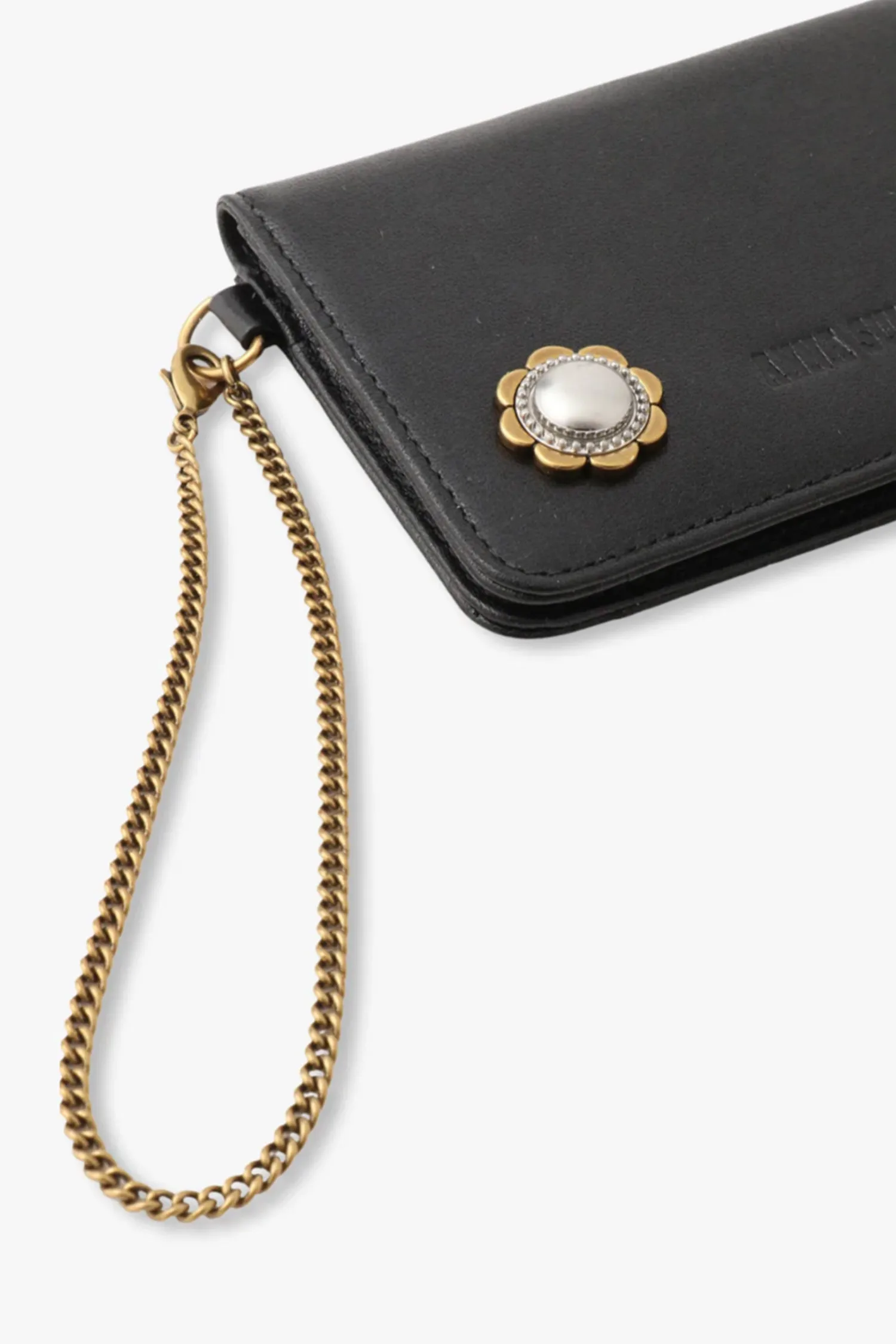 Black Retro Button Pass Case Annasui