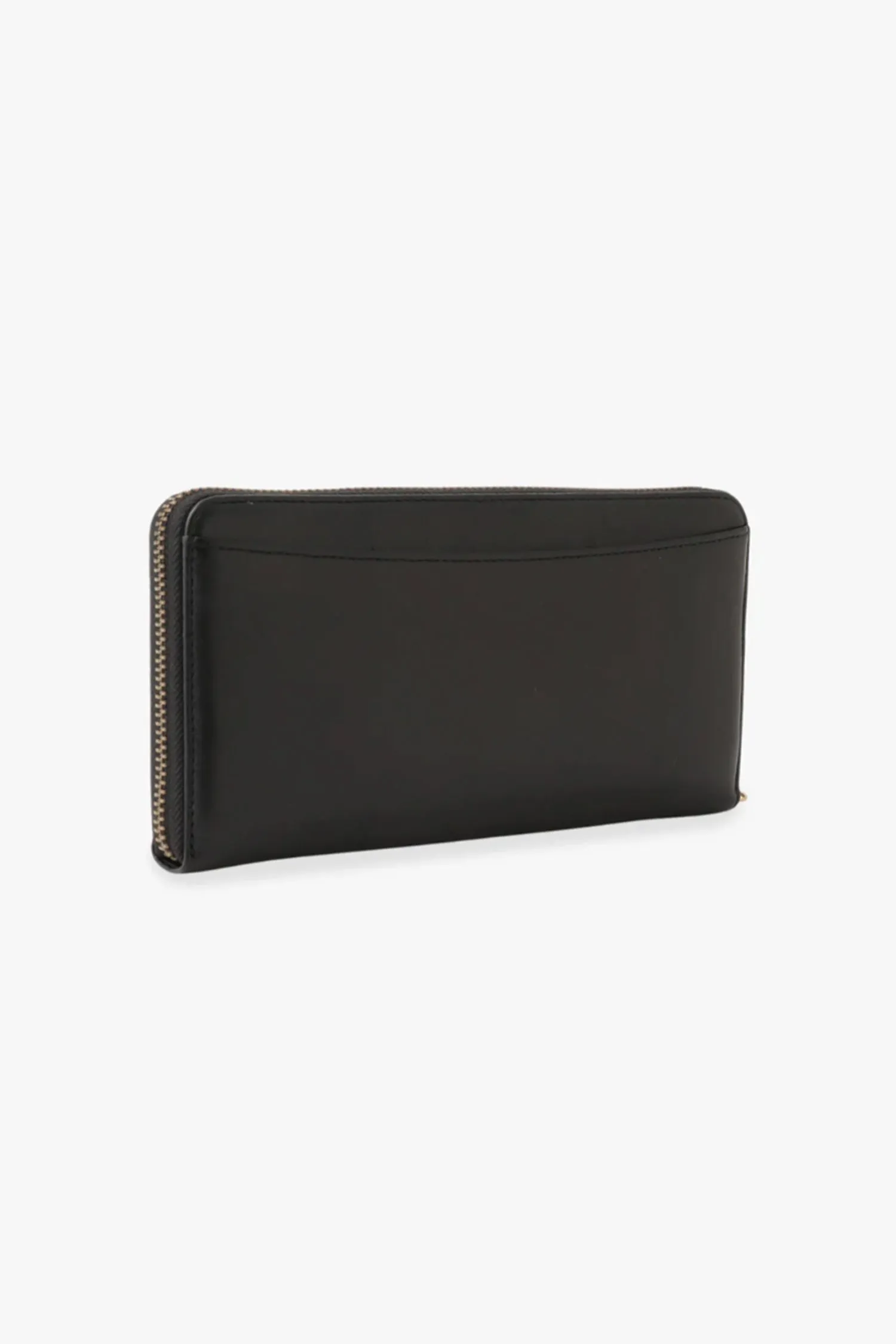 Black Retro Button Wallet Annasui