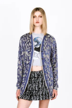 Bluebell Velour Cardigan Annasui