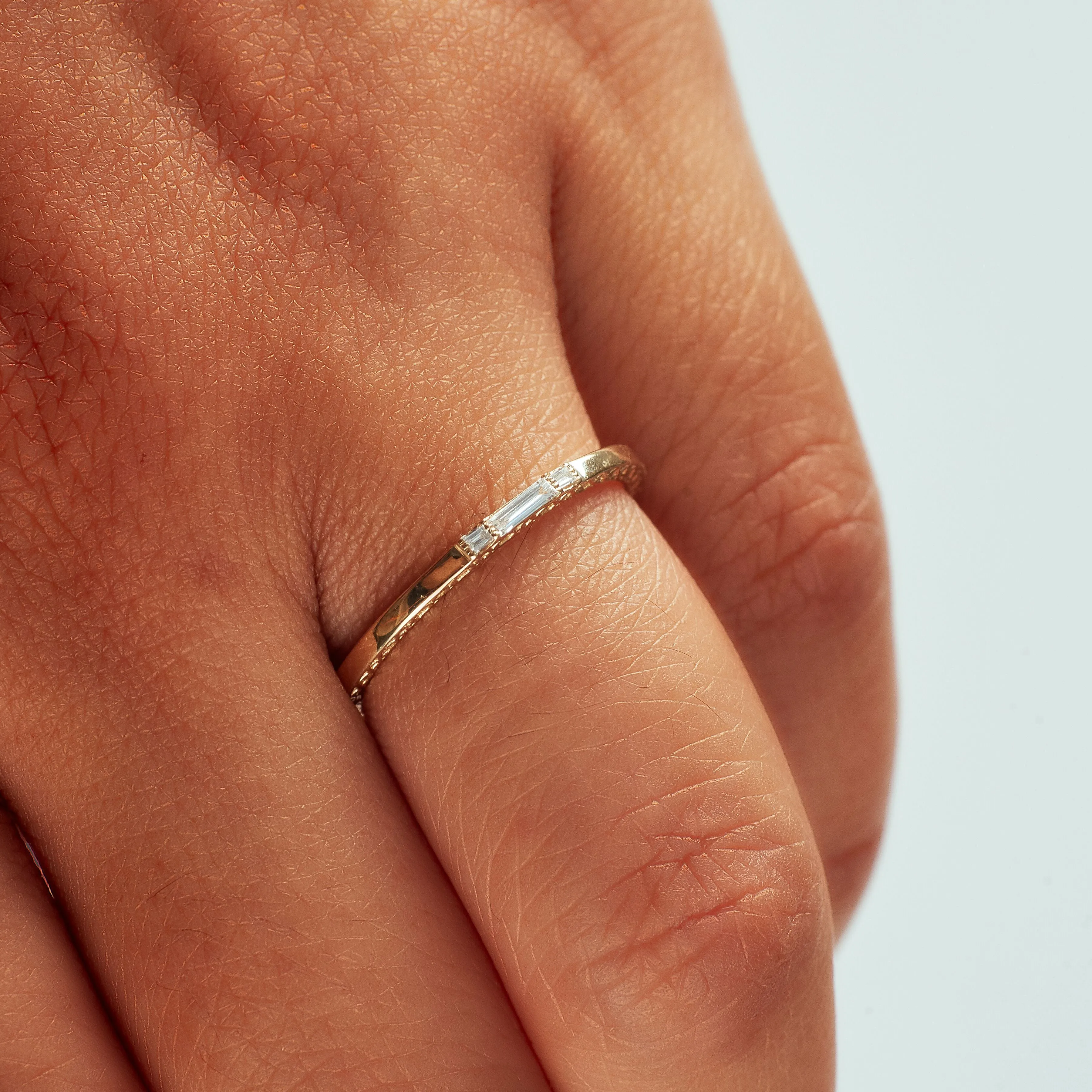 Brigitte Diamond Baguette Ring
