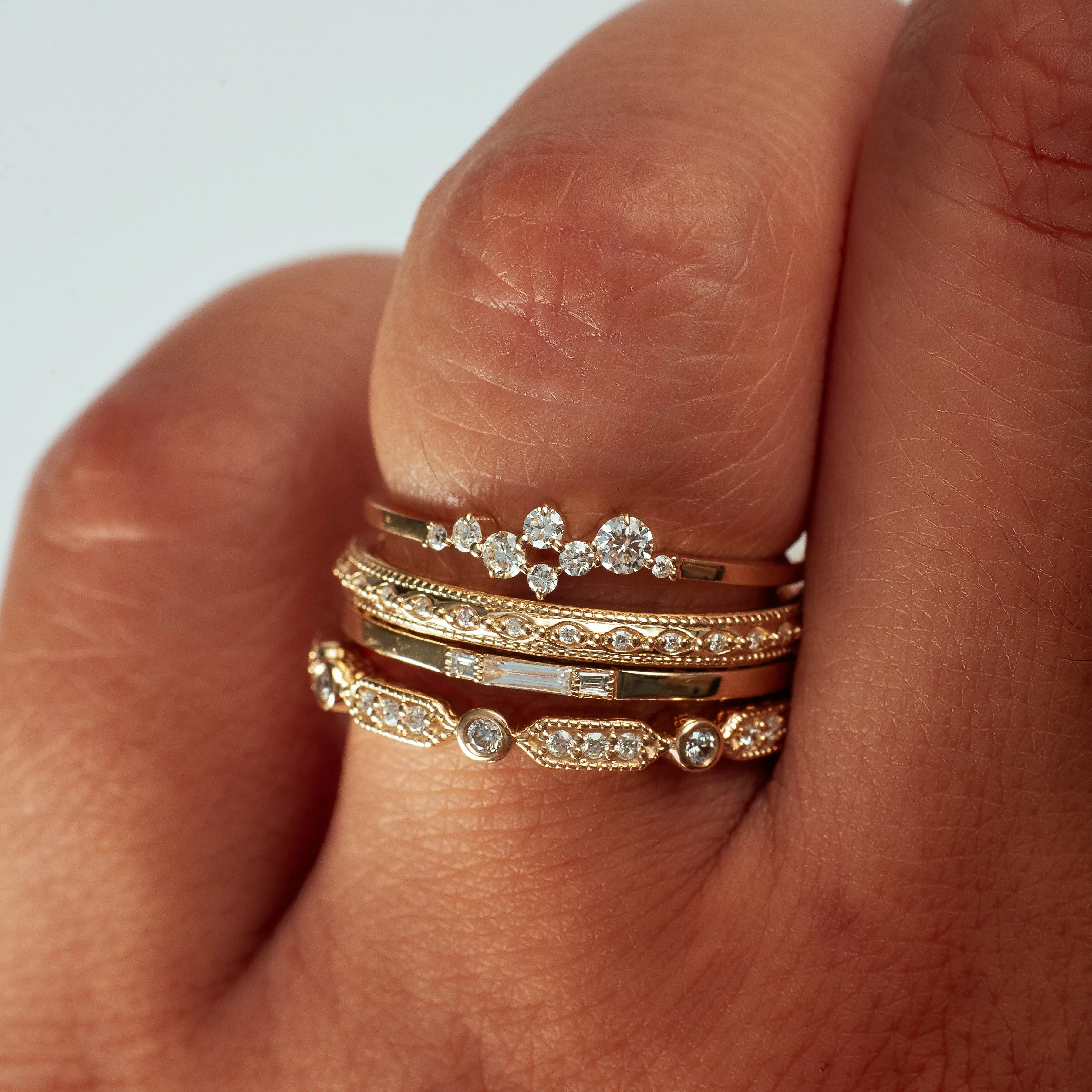 Brigitte Diamond Baguette Ring