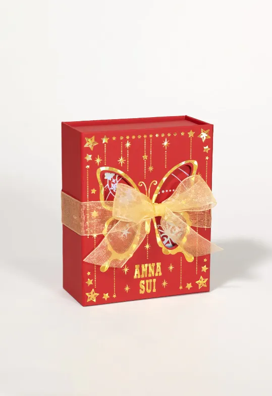 Butterfly & Rose Necklace Duo - Rose Gold Annasui