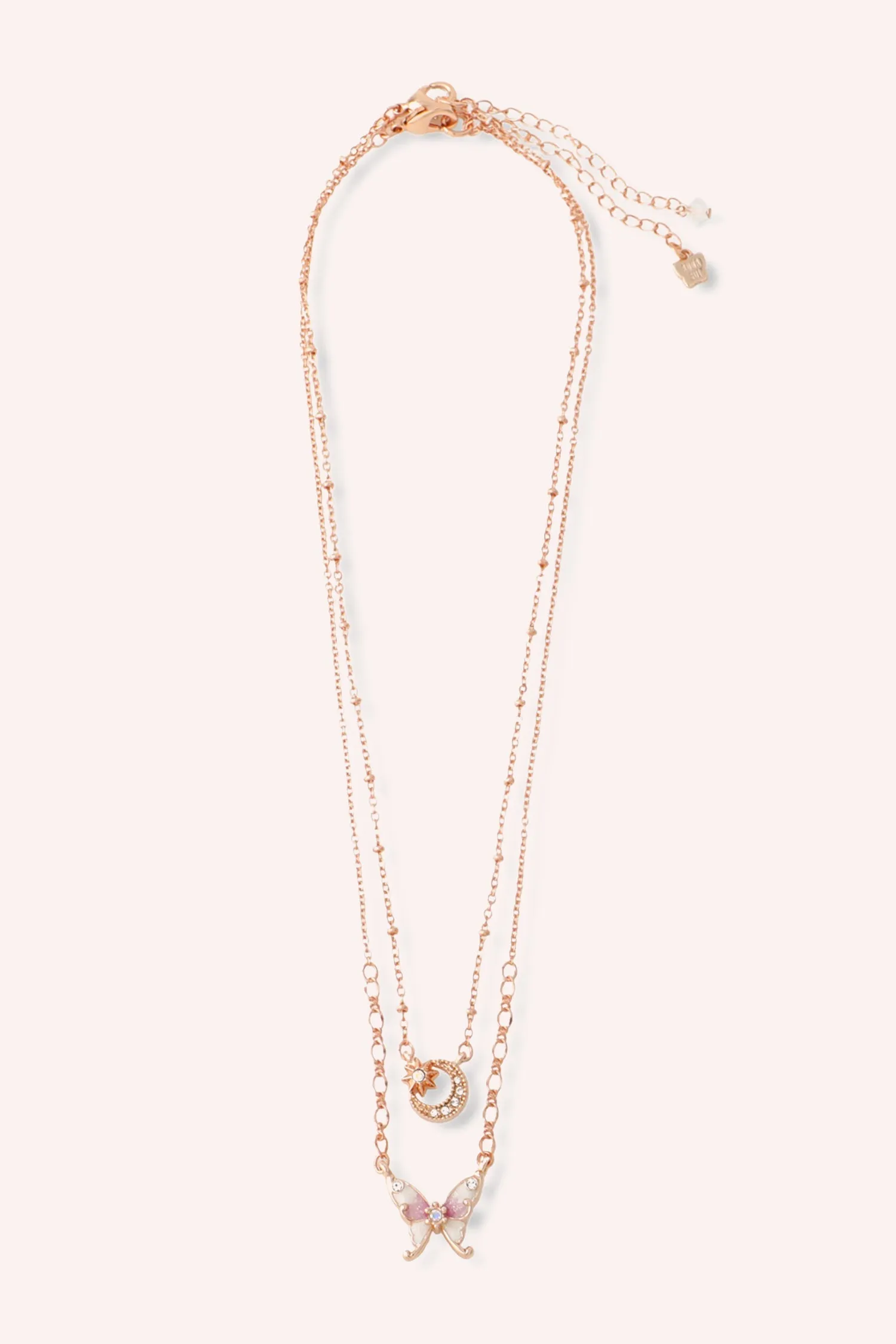 Butterfly and Moon Necklace Set Annasui