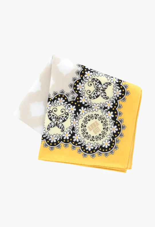 Butterfly Boarder Handkerchief Annasui
