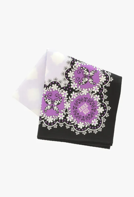 Butterfly Boarder Handkerchief Annasui