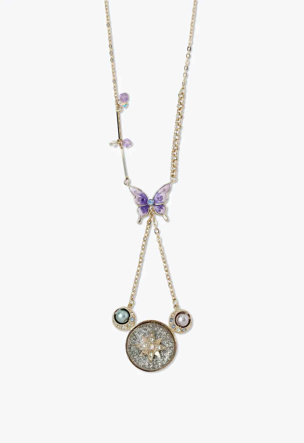 Butterfly Crescent Necklace Annasui