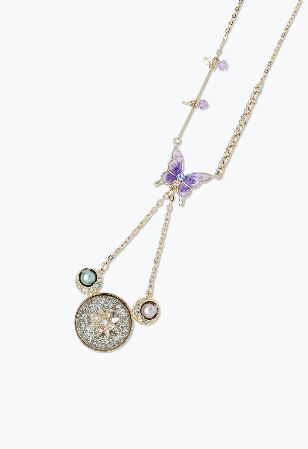 Butterfly Crescent Necklace Annasui