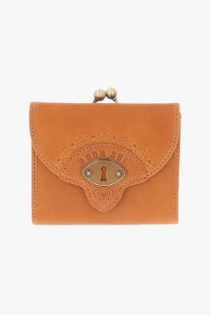 Butterfly Embossed Keyhole Mini Wallet Annasui