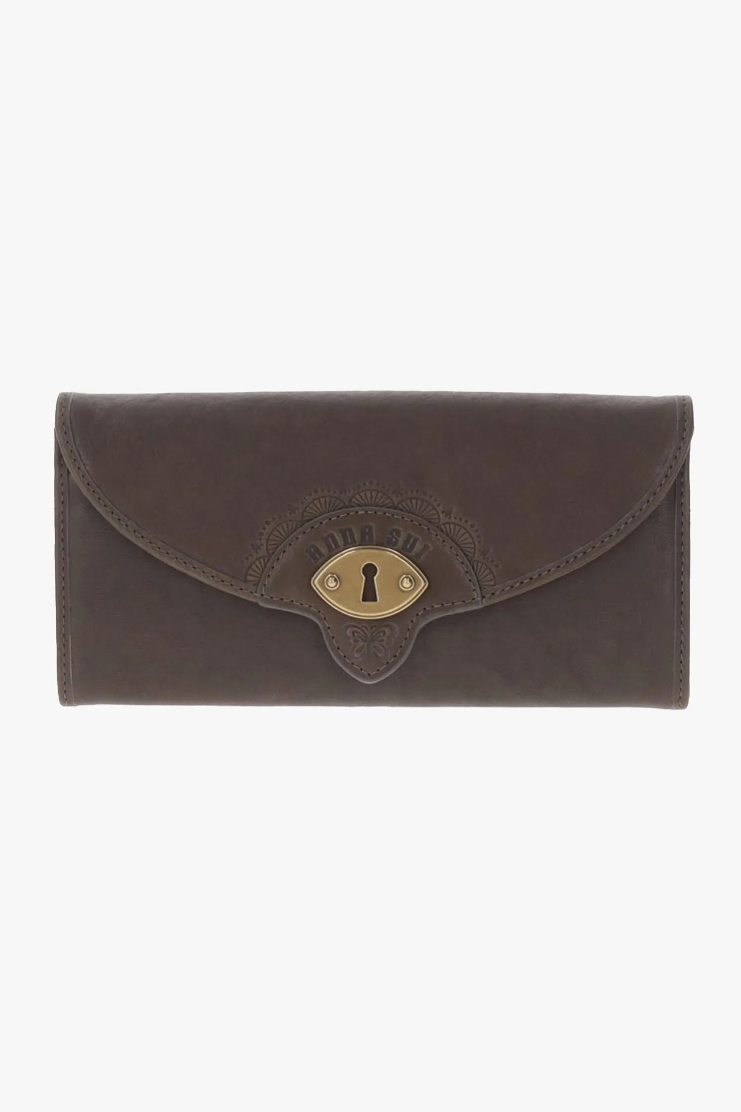 Butterfly Embossed Keyhole Wallet Annasui