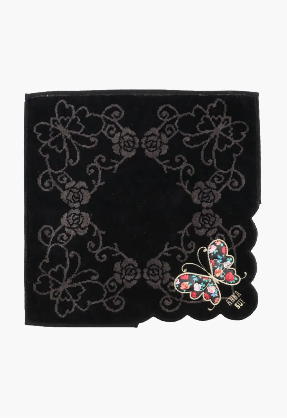 Butterfly Embroidery Washcloth Annasui
