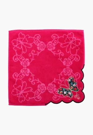 Butterfly Embroidery Washcloth Annasui
