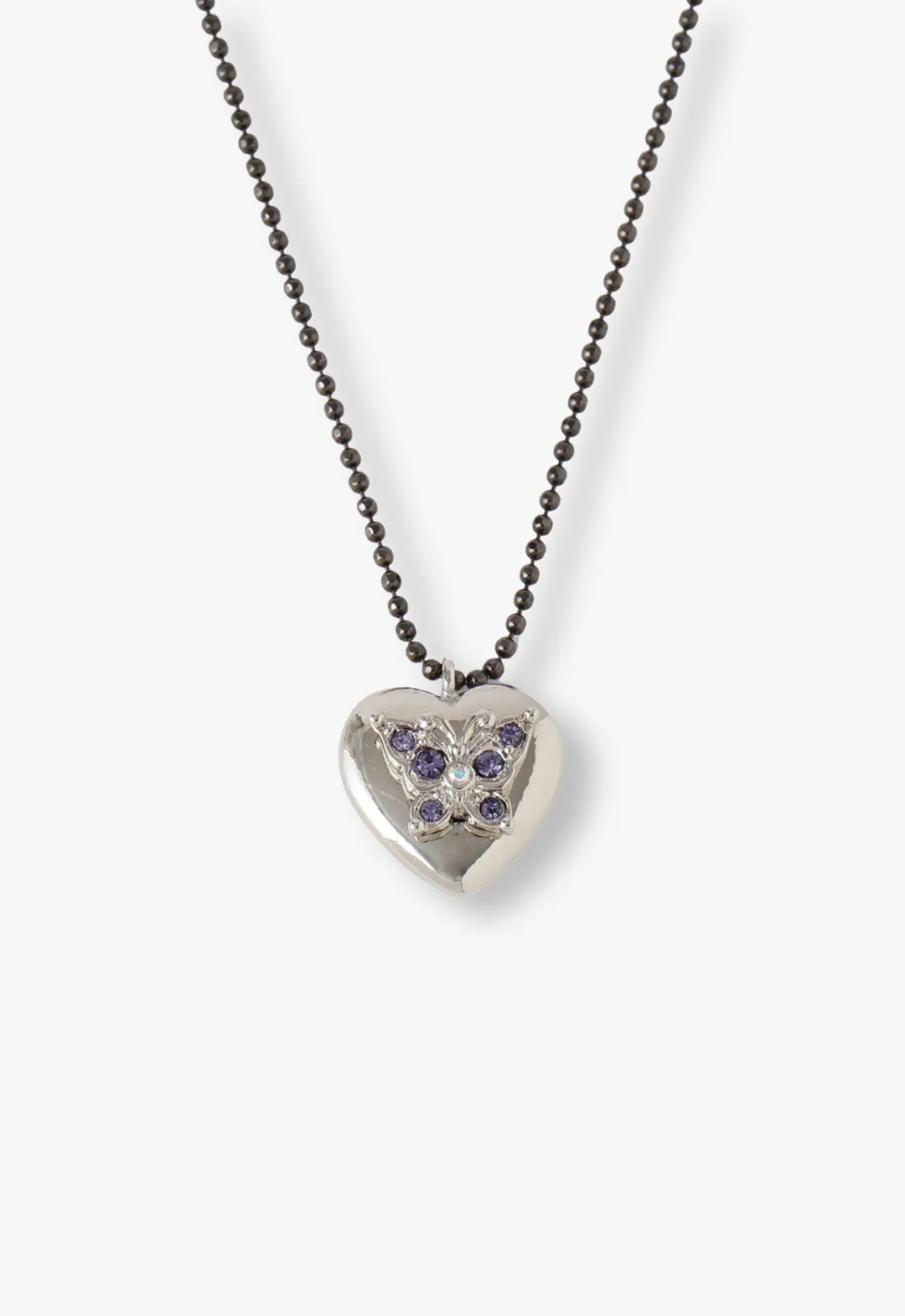 Butterfly Heart Necklace Annasui